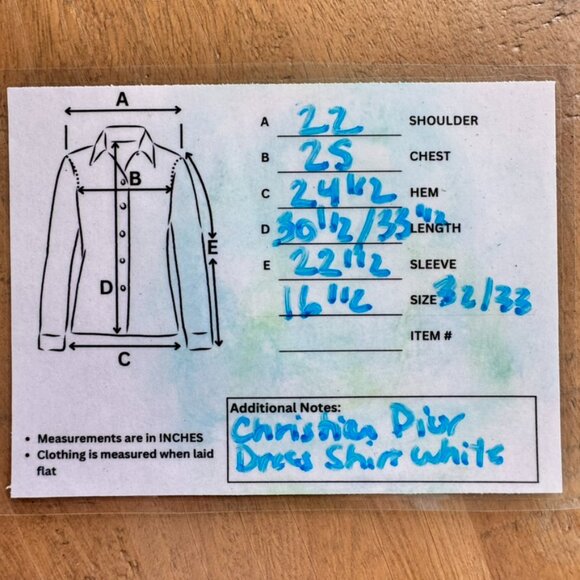 Christian Dior Chemise Cotton Button-Up Dress Shirt White - Picture 11 of 11